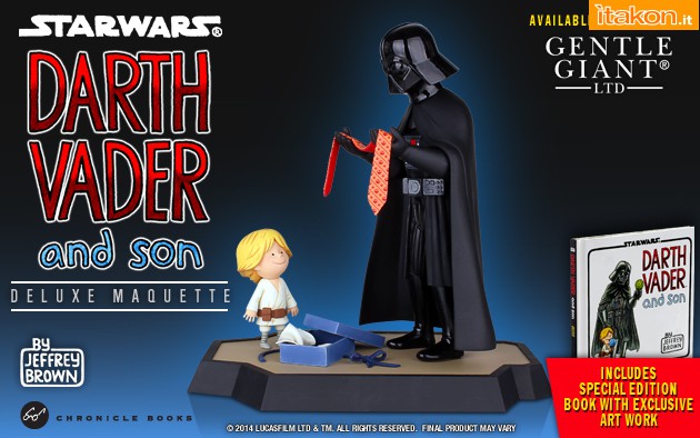 Gentle Giant: Vader’s Little Princess and Son Maquettes 01
