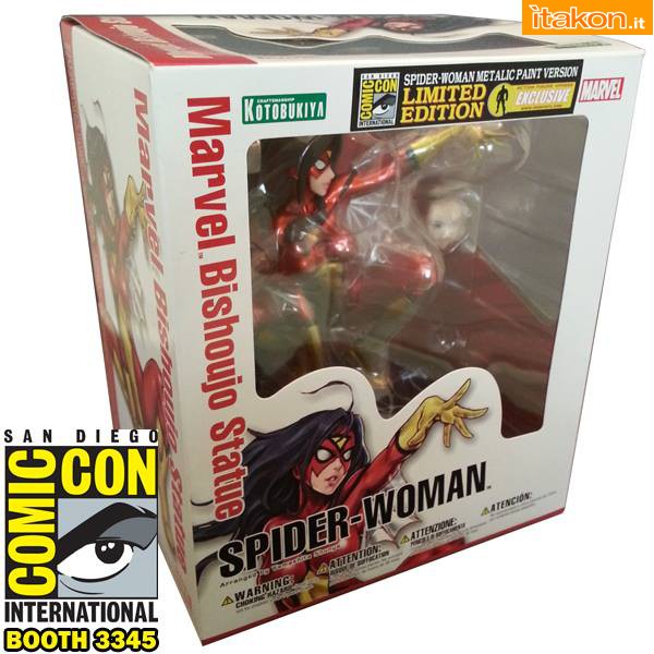 Kotobukiya Bishoujo Spider Woman SDCC 2014 exclusive box