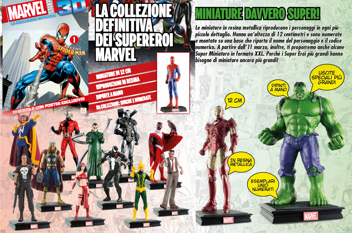 MARVEL HEROES 3D Uscita n° 141 Spectrum Moni Collezione ufficiale ACTION FIGURE 