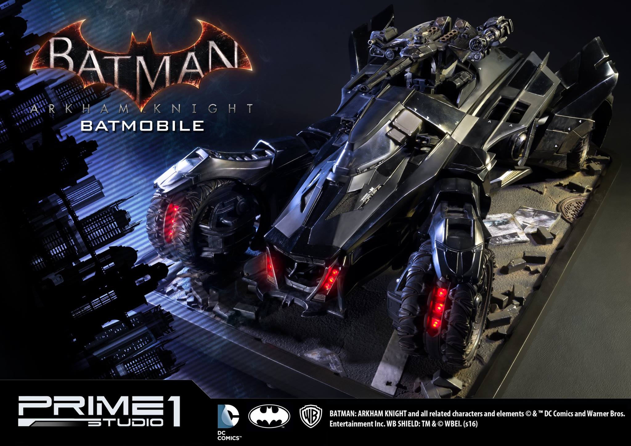 Аркхем найт моды. Бэтмобиль.из.Бэтмен Аркхем. Batman Arkham Knight Prime 1 Studio. Prime 1 Studio Batman. Batman Arkham Knight коллекционное издание.