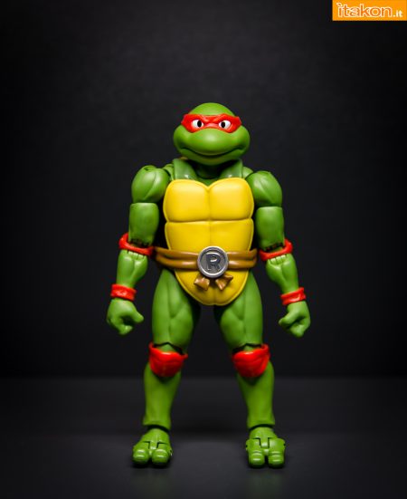 Teenage mutant ninja turtles classica statuetta di tartaruga rafaele con  guscio