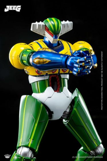 King Arts: annunciato un modello in metallo per Jeeg Robot d'acciaio –