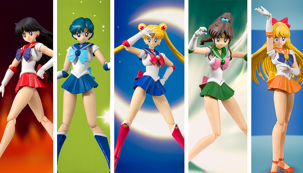 Sailor Moon: le action-figure Animation Color delle guerriere Sailor da  Bandai –