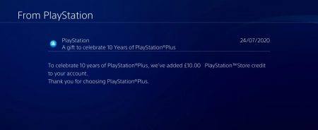 Playstation Plus: Sony regala 10 Euro agli abbonati! –
