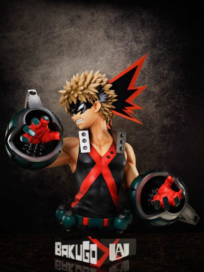 My Hero Academia: un busto a grandezza naturale per Bakugo da