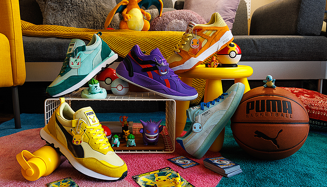 Puma fa squadra con Pokémon per una collezione speciale di scarpe