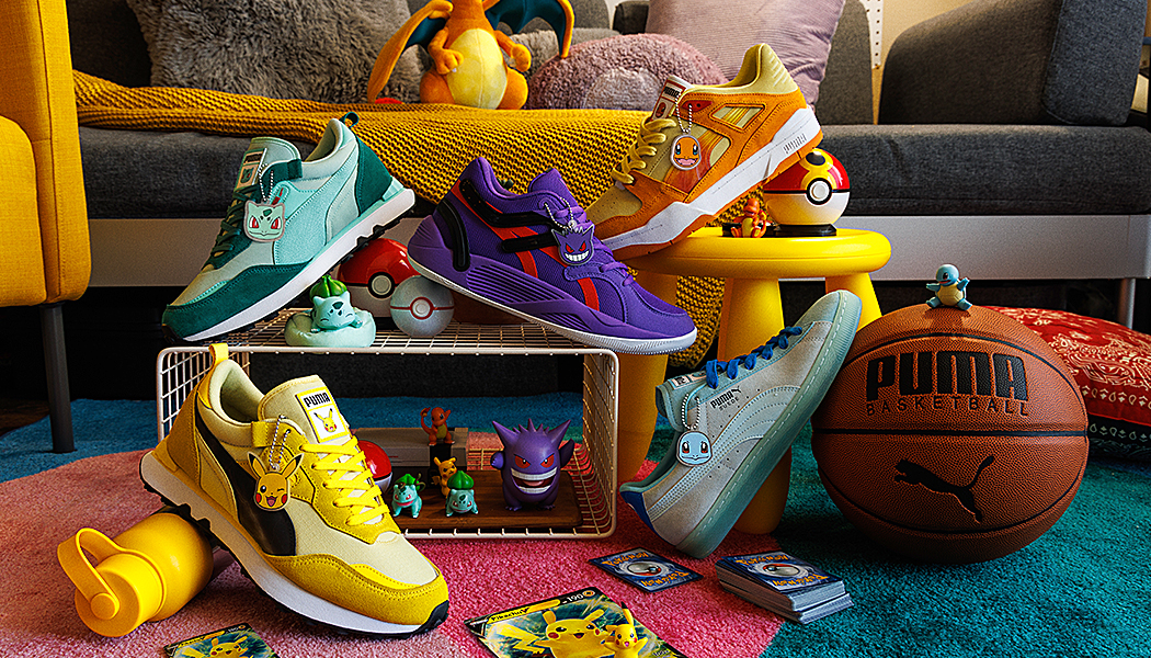 Puma fa squadra con Pokemon per una collezione speciale di scarpe abbigliamento e accessori itakon