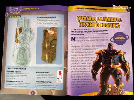 Costruisci il Guanto dell'Infinito di Thanos in edicola (De Agostini)