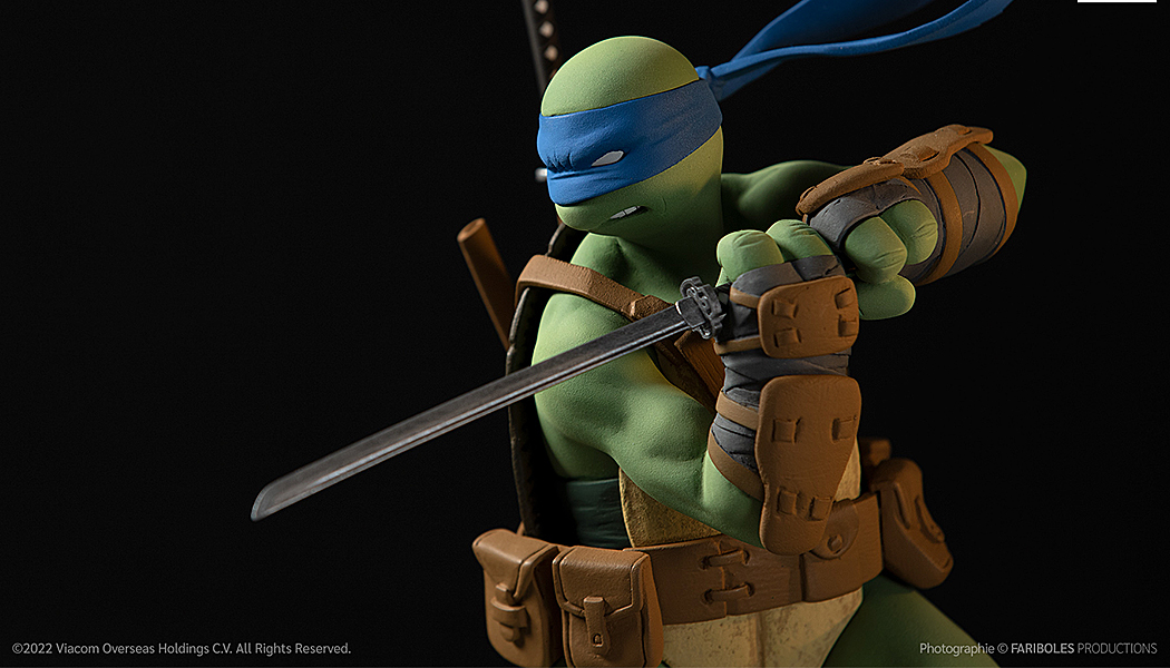 Teenage Mutant Ninja Turtles: la statua di Leonardo realizzata da Fariboles  –